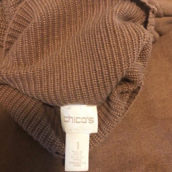 Brown turtleneck sweater from Chico's - Picture 3 of 3